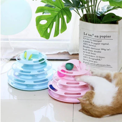Torre de juguetes para gato