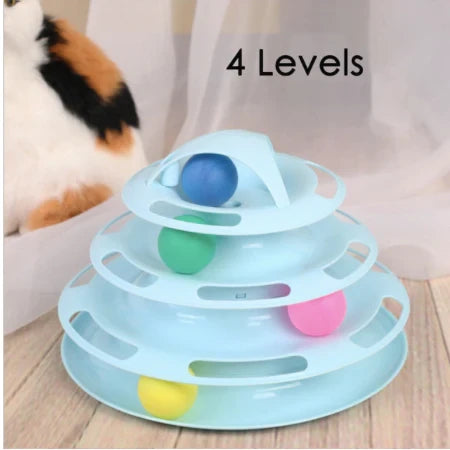 Torre de juguetes para gato