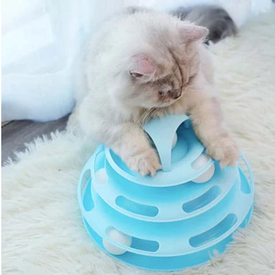 Torre de juguetes para gato